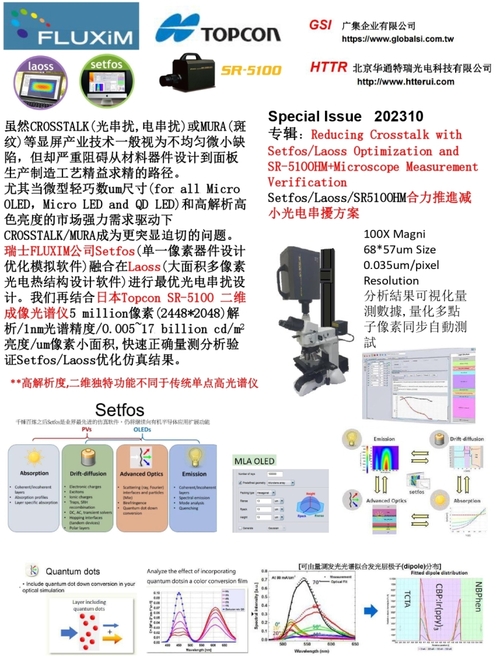 TOPCON vs FLUXiM  |代理產品|有機半導體及顯示|FLUXiM+TOPCON